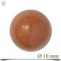 Preview: Aufsatz aus Edelstahl "Marsala" Kugel 1,0 cm für Wechselring
