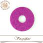 Preview: Filz-Scheibe rund Beere 2,4 cm