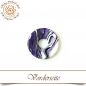 Preview: Scheibe Lila Rund Marmoriert 2,5 cm