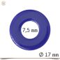 Preview: Wechselringscheibe Blau Rund Klein 1,7 cm