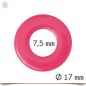 Preview: Kleine Wechselringscheibe Pink 1,7 cm