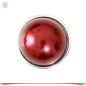 Preview: Aufsatz Cabochon Renaissance Perle Rot 2,0 cm
