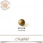 Preview: Aufsatz aus Edelstahl Champagner Kugel 1,0 cm für Wechselring