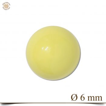 Aufsatz aus Edelstahl "Custard" Kugel 6 mm für Wechselring