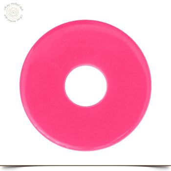 Neon Pinke Wechselringscheibe 25 mm Rund
