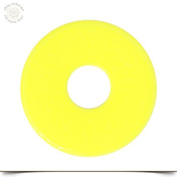 Neon Gelbe Wechselringscheibe 25 mm Rund