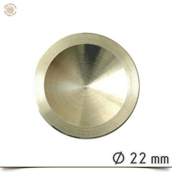 Aufsatz tellerförmig rund groß 2,2 cm