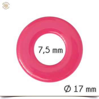 Kleine Wechselringscheibe Pink 1,7 cm