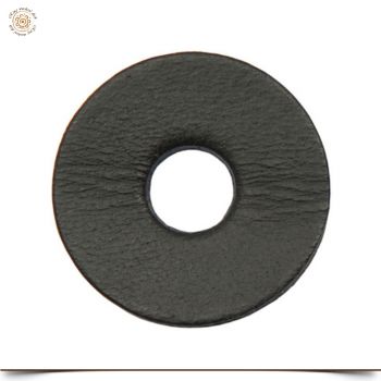 Lederscheibe für Wechselschmuck Schwarz 2,5 cm