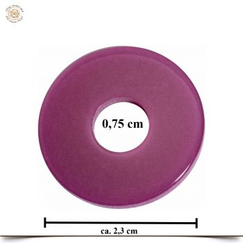 Kleine Wechselringscheibe Lila 2,3 cm