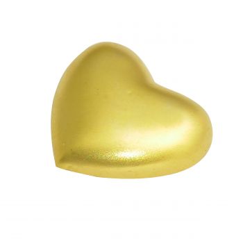 Herz aus Edelstahl in gold 1,8 cm für Wechselring