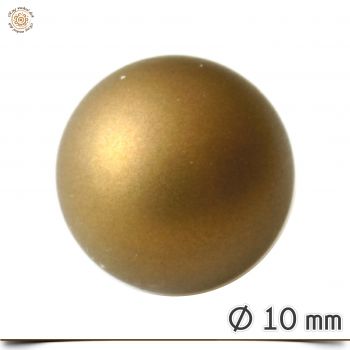 Aufsatz aus Edelstahl Champagner Kugel 1,0 cm für Wechselring