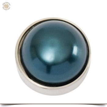 Aufsatz Groß Renaissaceperle Petrol 20 mm